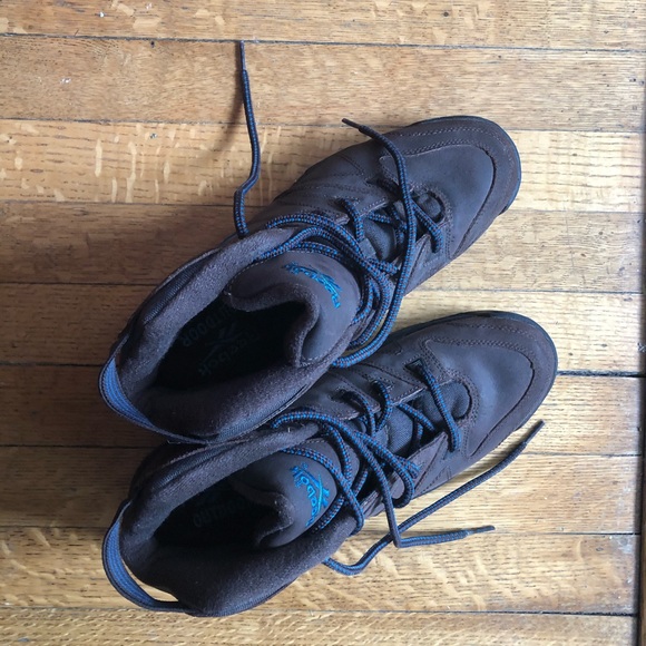 NEW Reebok Outdoor Hiking Hexalite Sole Leather Shoes - Sz 12 - Picture 2 of 6